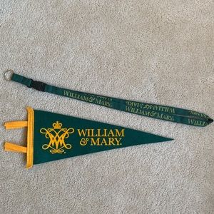 College of William and Mary Lanyard and Pennant